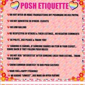 Posh Etiquette